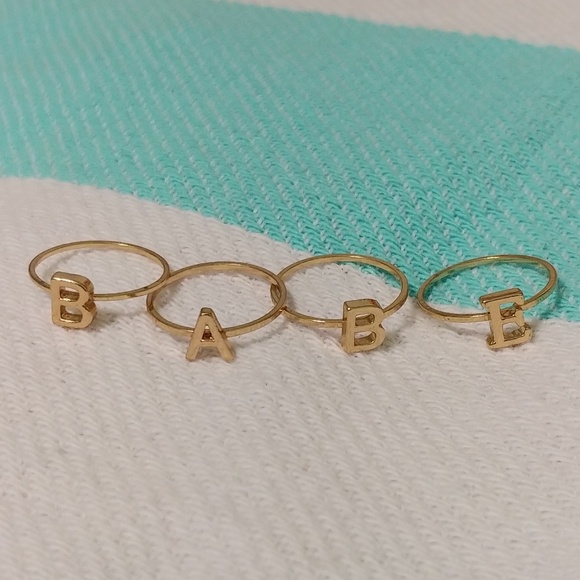 Forever 21 Gold Babe Rings 💍 - Picture 2 of 9